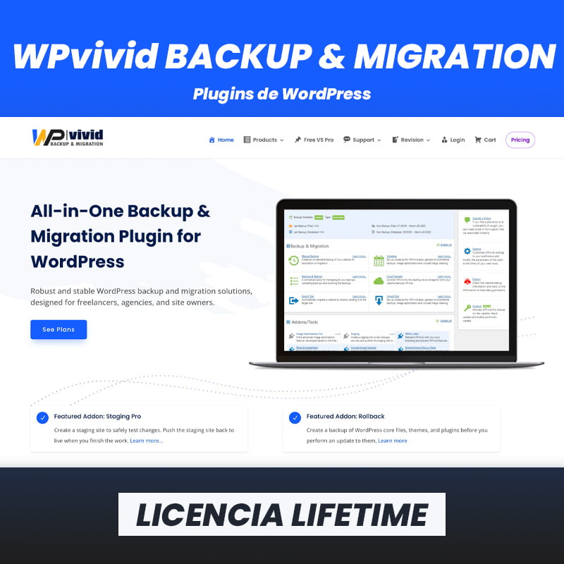 WPvivid Backup & Migration